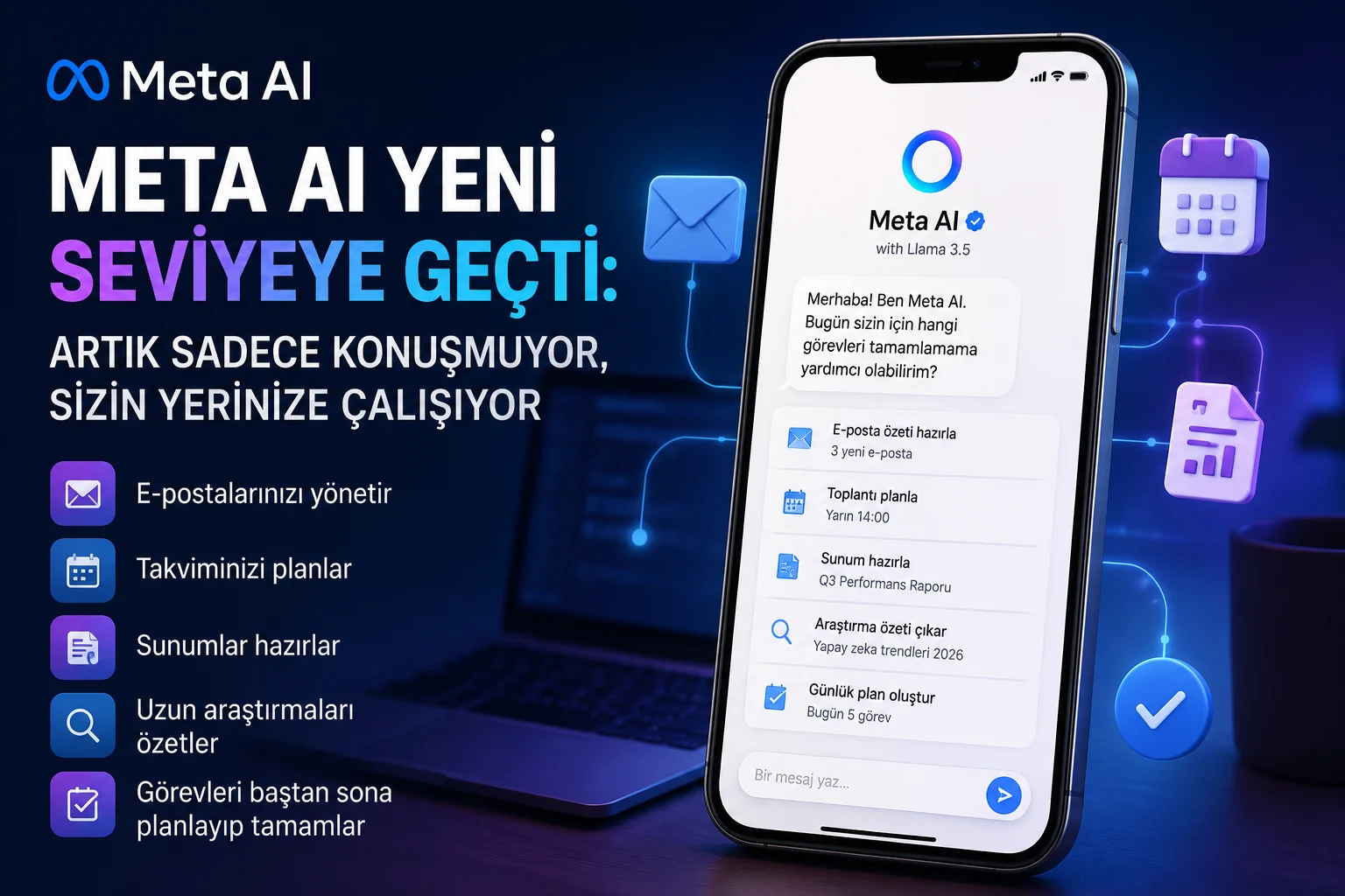 meta aida buyuk guncelleme yapay zeka artik gorevleri kendisi tamamlayacak