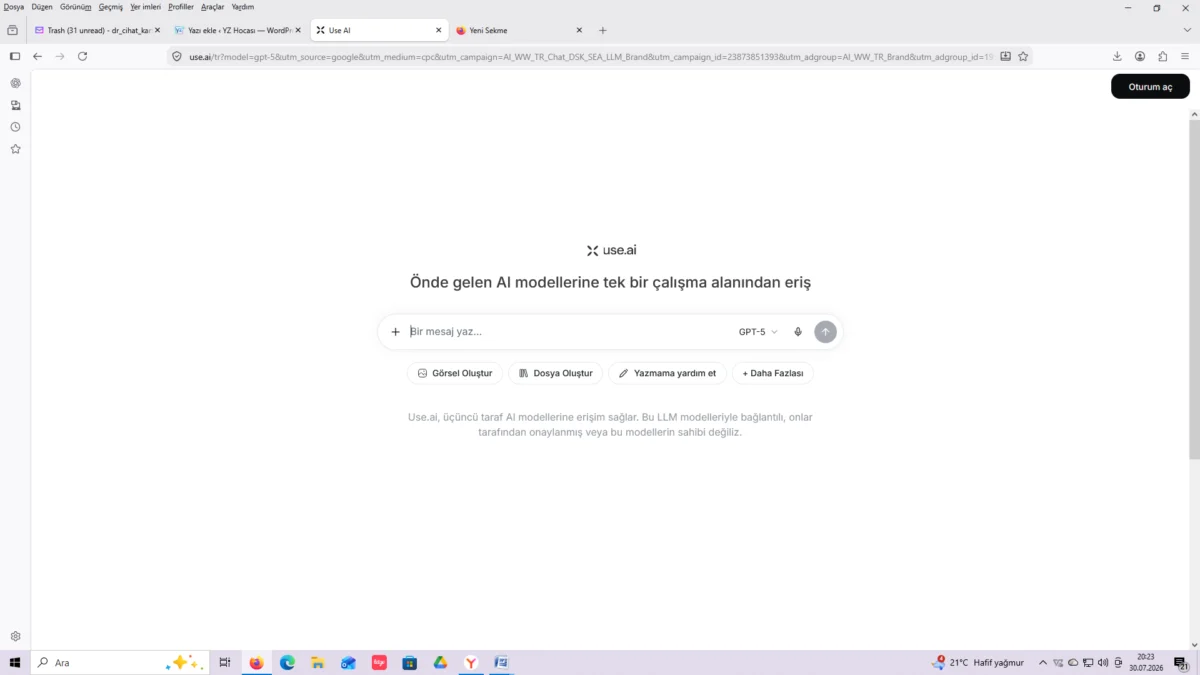 Yapay Zeka Destekli Yazılım Mühendisliğinde Risk ve Belirsizlik Analizi: USE.AI Disiplini