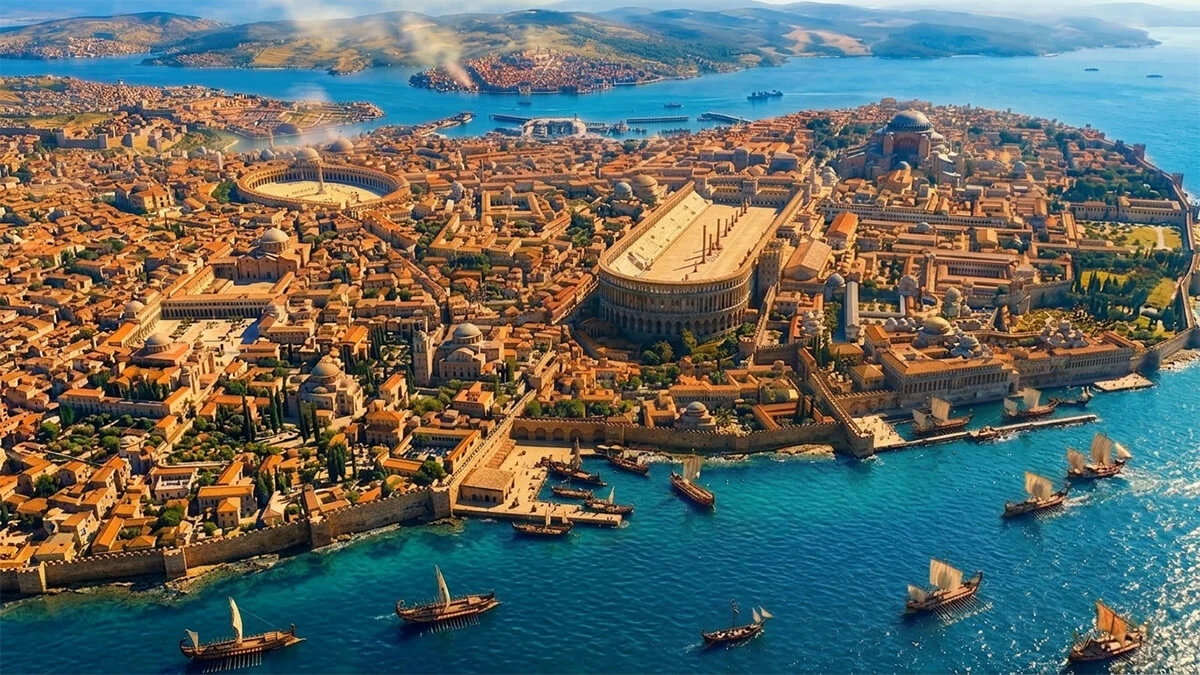yapay zeka ile 1500 yil oncesinde istanbul nasil gorunuyordu