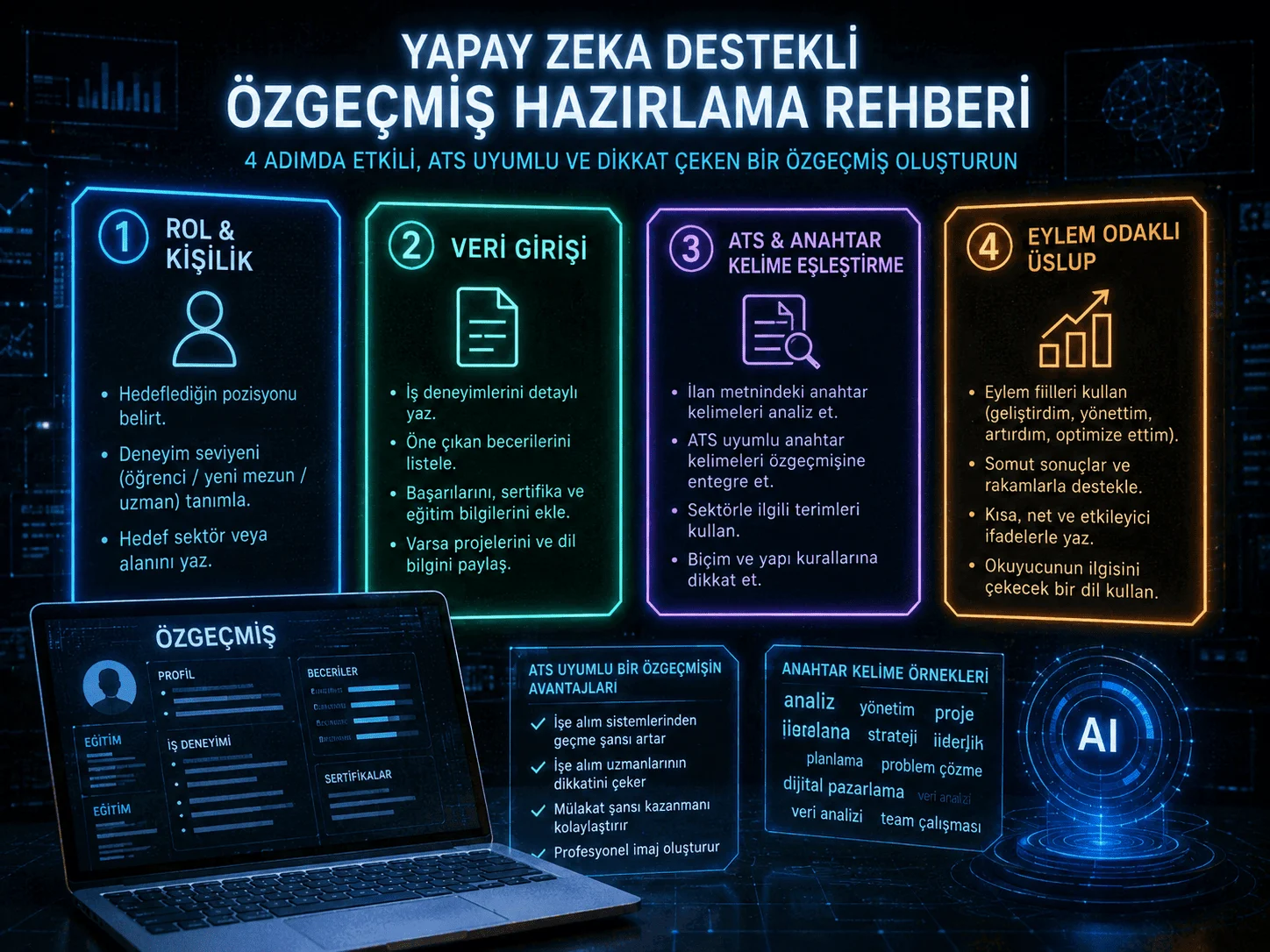 yapay zeka ile seo uyumlu ve profesyonel ozgecmis hazirlama rehberi 1