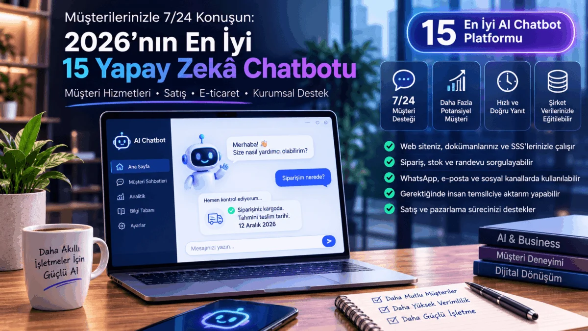 2026’nın En İyi 15 Yapay Zekâ Chatbotu