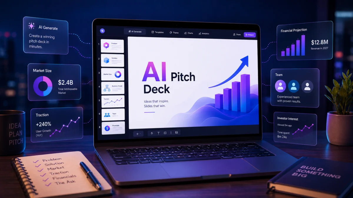 2026’nın En İyi 15 Yapay Zekâ Pitch Deck Aracı