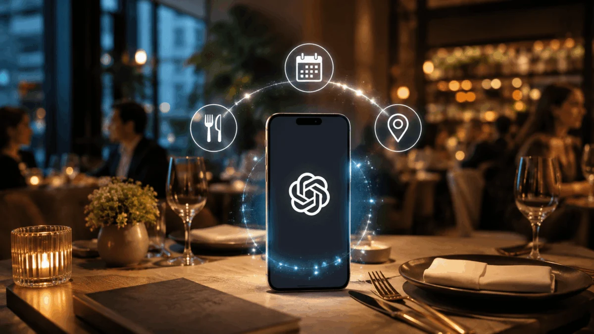 ChatGPT ile Restoran Rezervasyonu Dönemi Başladı