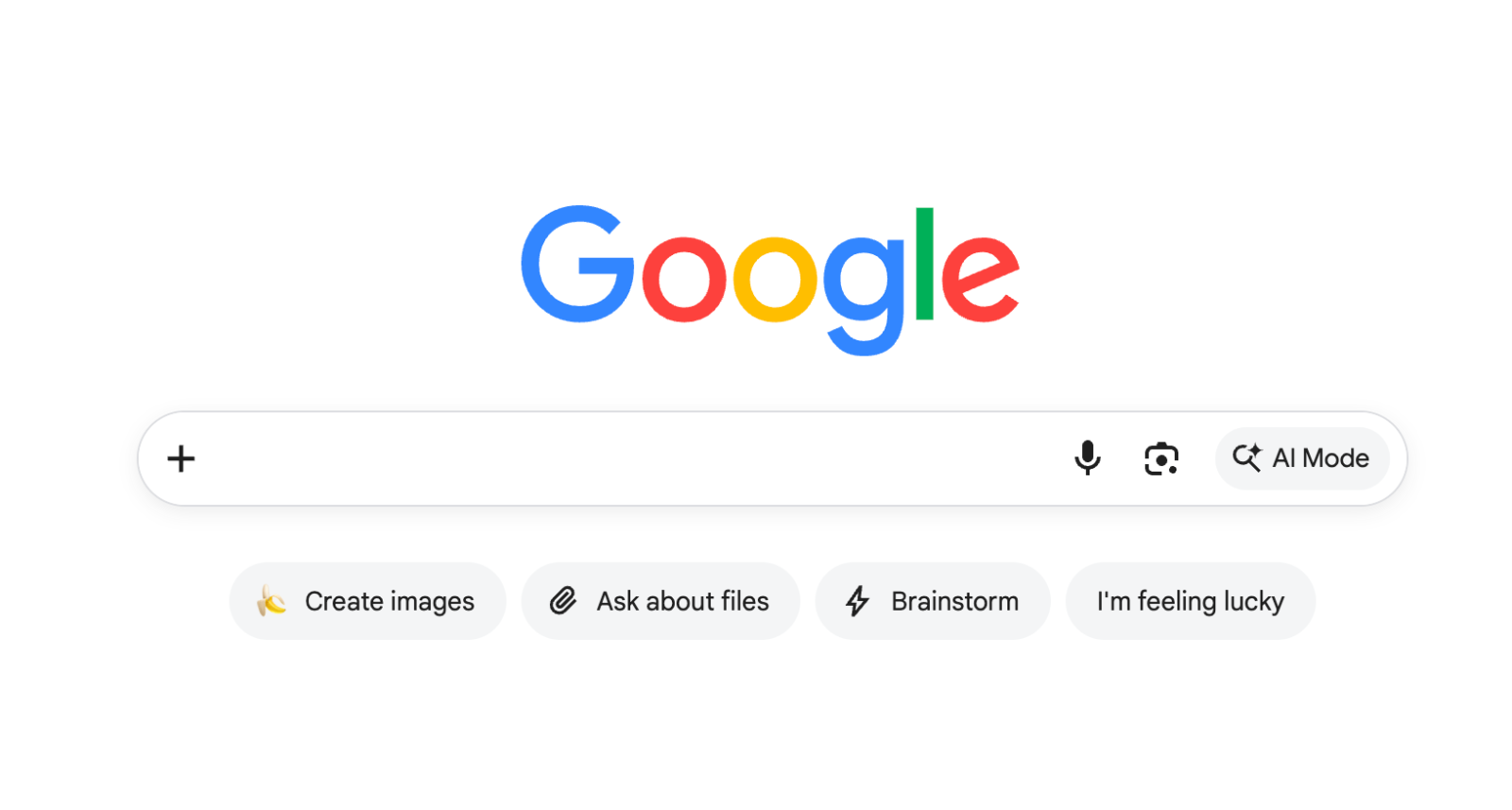 Google'dan Yapay Zekâ Odaklı Yeni Ana Sayfa Tasarımı: Klasik Arama Butonu Tarih Oluyor 1 googledan yapay zeka odakli yeni ana sayfa tasarimi klasik arama butonu tarih oluyor