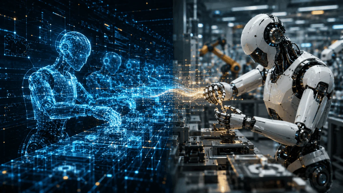 Simülasyondan Gerçek Dünyaya: Yapay Zekâ Destekli İnsansı Robotlar 100 Yıllık Deneyimi 1 Saatte Öğreniyor