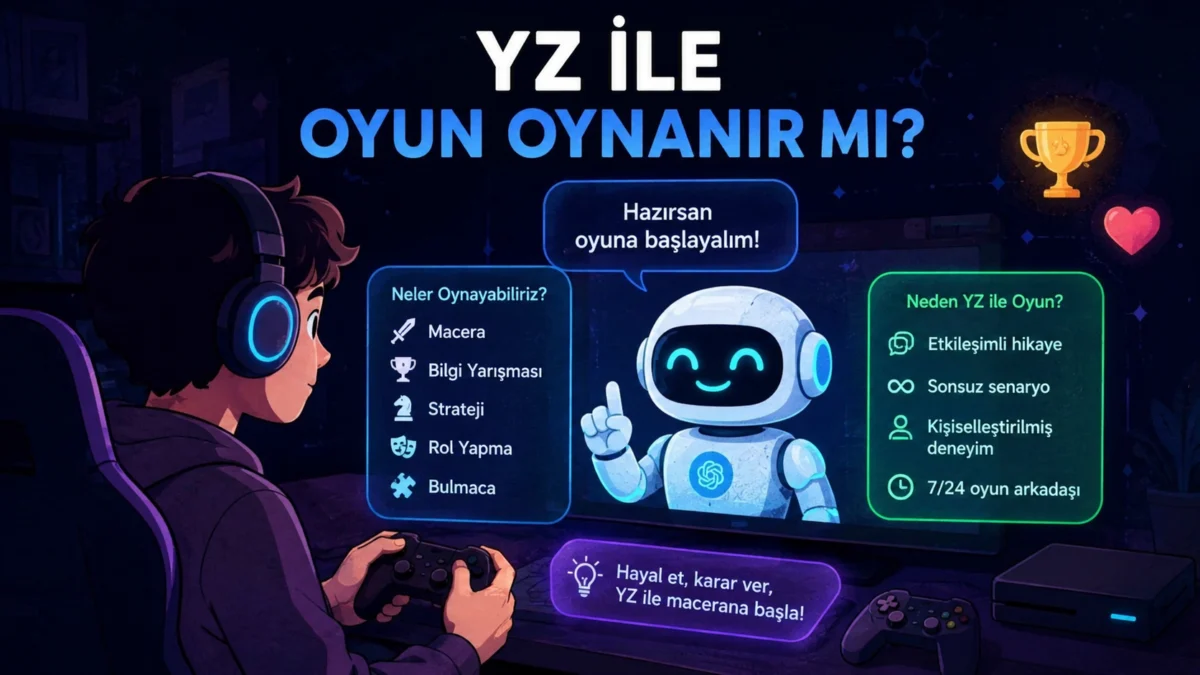 yapay zeka ile oyun oynamak