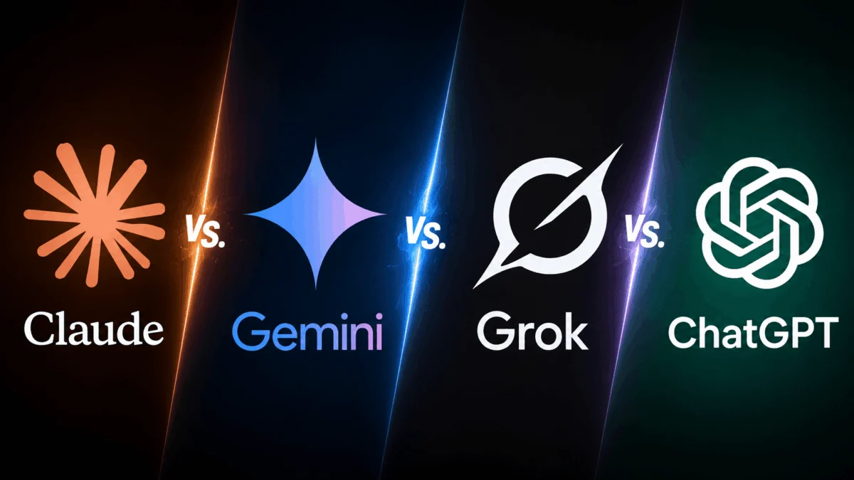 Claude vs Gemini vs Grok vs ChatGPT: 2026 Yapay Zeka Karşılaştırma Rehberi