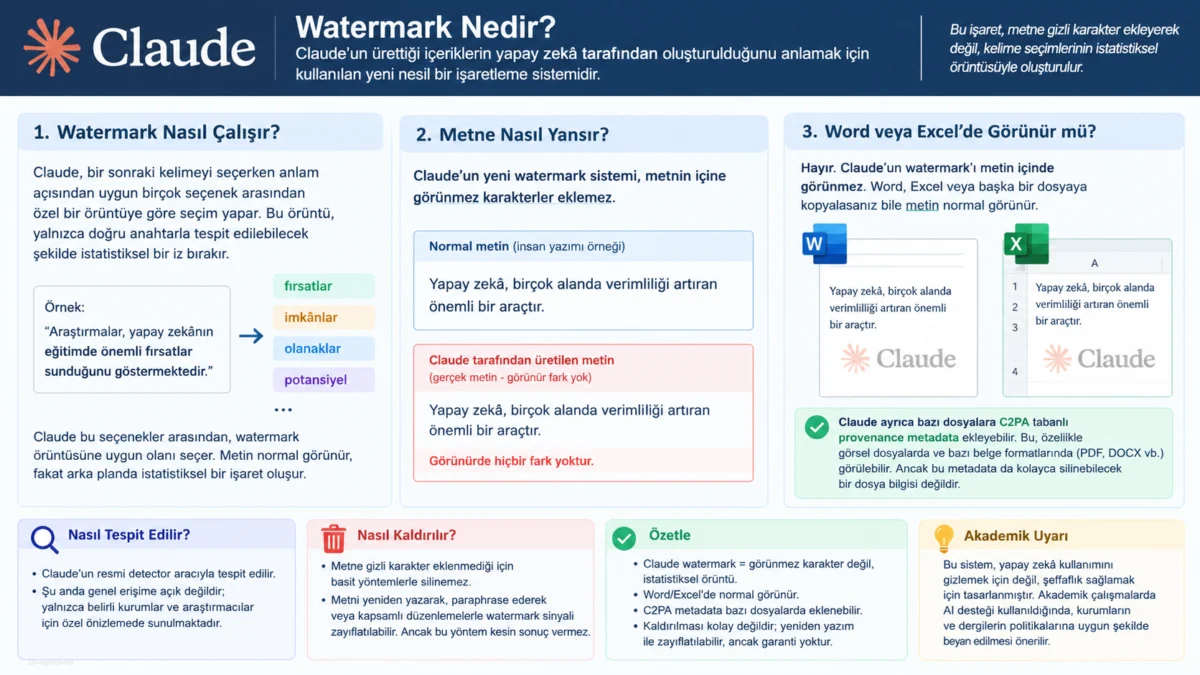 “Claude’un Görünmez İmzası (Watermark): Akademik Metinlerde AI Kullanımı Artık Tespit Edilebilir mi?” 2 claudeun gorunmez imzasi watermark akademik metinlerde ai kullanimi artik tespit edilebilir mi 2