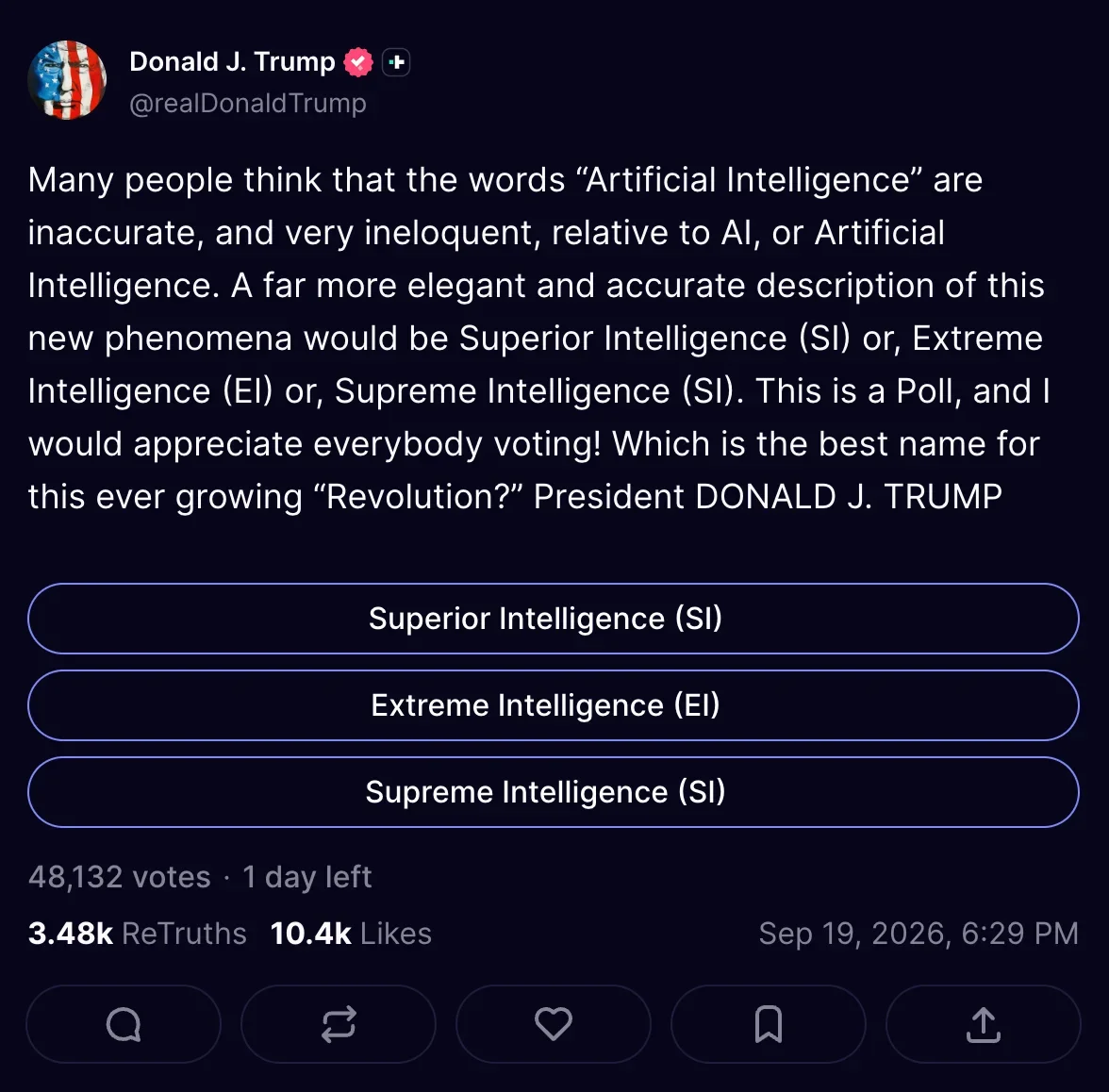 Donald Trump'tan Yapay Zeka Hamlesi: 'AI Force' Kuruluyor ve Yeni İsimler Aranıyor 1 donald trumptan yapay zeka hamlesi ai force kuruluyor ve yeni isimler araniyor 1