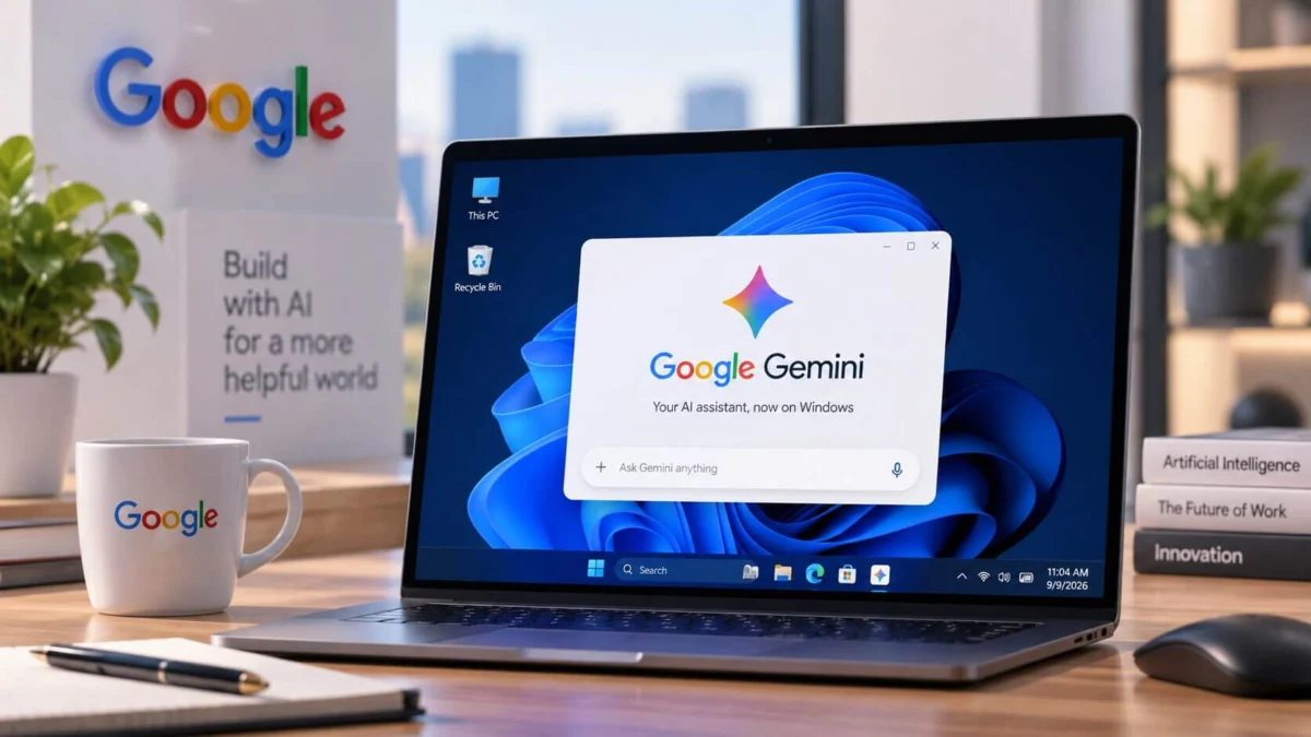 Google Gemini Masaüstüne Geldi: Windows Uygulaması Resmen Yayında