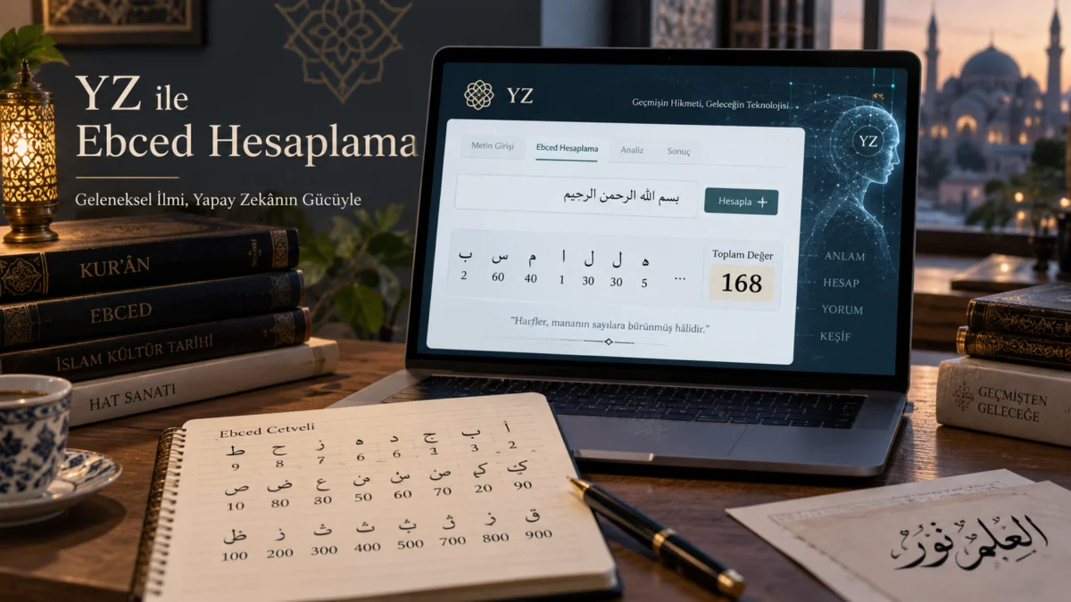 yz ile ebced incelemesi yapin