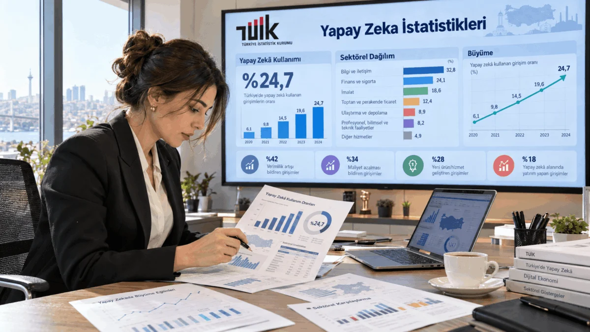 Türkiye’de Bireysel ve Kurumsal Düzeyde Yapay Zekâ Adaptasyonu: Sektörel Dağılım ve Ölçek Dinamikleri Üzerine Bir Değerlendirme